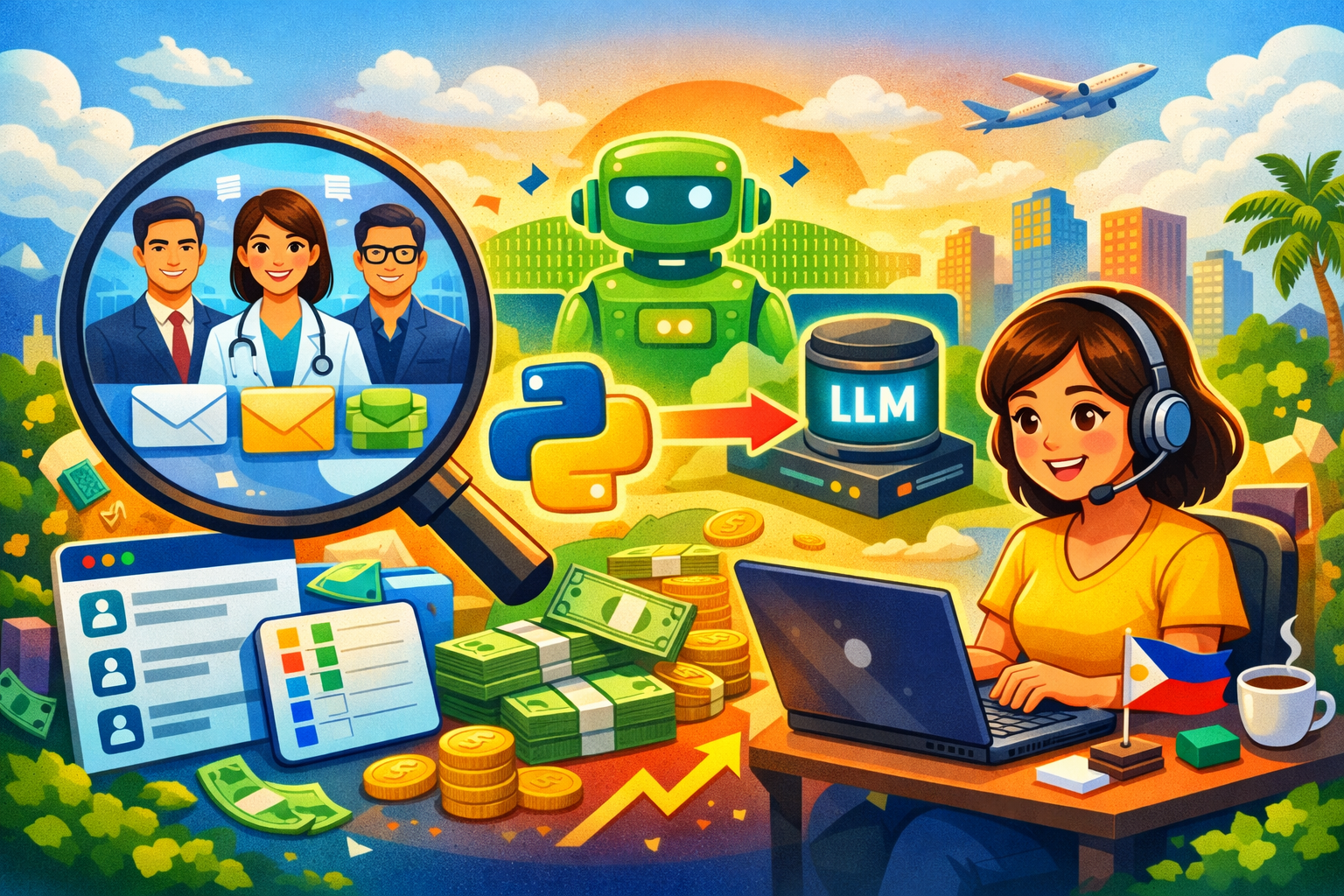 LinkedIn Lead Search Without Paid Tools - How to Find Decision-Makers and Earn PHP 30,000-80,000/Month as a VA