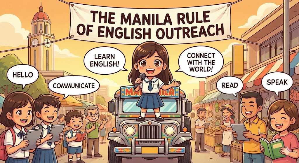 The Manila Rule of English Outreach emphasizes clarity over perfect English for better client communication.