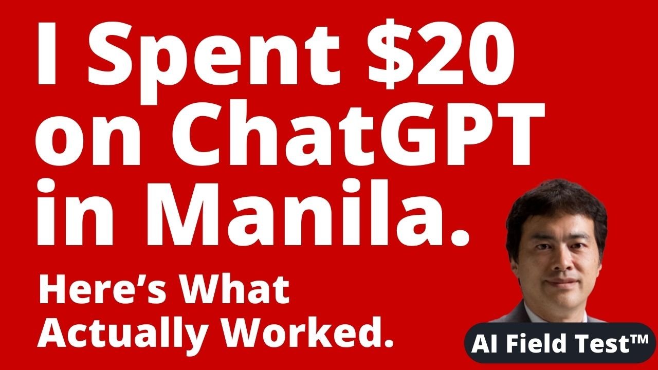I Spent $20 on ChatGPT in Manila as a Virtual Assistant. Here’s What Actually Worked.
